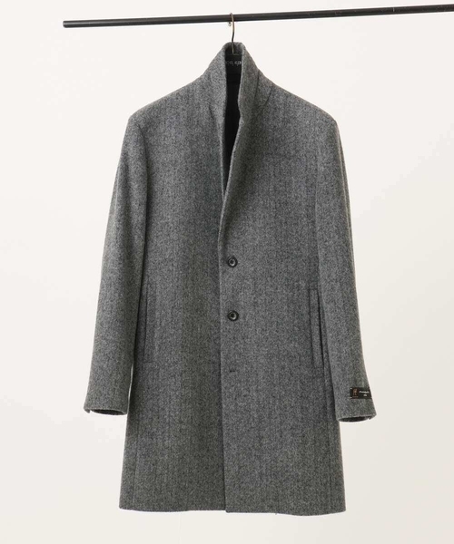 MICHEL KLEIN HOMME (ミッシェルクランオム)の「ウールヘリンボンチェスターコート(チェスターコート・メンズ・グレー/ブラック・MEDIUM/LARGE/X-LARGE)」の15枚目の写真