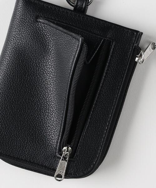 Right-on(ライトオン)の「Right-on Basic(ライトオンベーシック)【メンズ】フェイクレザーミニウォレット(ショルダーバッグ・メンズ・ブラック・ONE SIZE)」の6枚目の写真