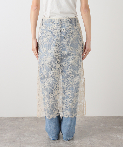 ROSEanna(ローズアンナ)の「ROSEanna/ローズアンナ フラワーレースレイヤードスカート(スカート・レディース・ベージュ・36)」の10枚目の写真