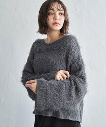 フェザーボーダーニット