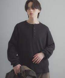 SENSE OF PLACE by URBAN RESEARCH | ワッフルヘンリーネックロングTシャツ(Tシャツ/カットソー)