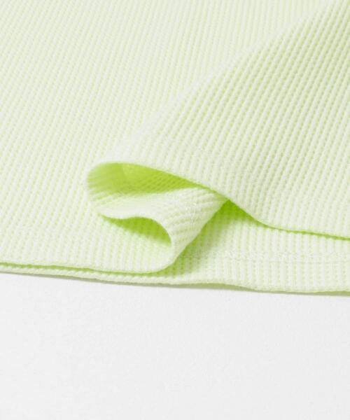 SENSE OF PLACE by URBAN RESEARCH（センスオブプレイスバイアーバンリサーチ）の「ワッフルヘンリーネックロングTシャツ（Tシャツ/カットソー・メンズ・ブラック/グレー系その他/ミント・MEDIUM/LARGE）」の14枚目の写真