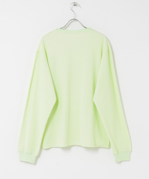 SENSE OF PLACE by URBAN RESEARCH（センスオブプレイスバイアーバンリサーチ）の「ワッフルヘンリーネックロンT（Tシャツ/カットソー・メンズ・ブラック/グレー系その他/ミント・MEDIUM/LARGE）」の15枚目の写真