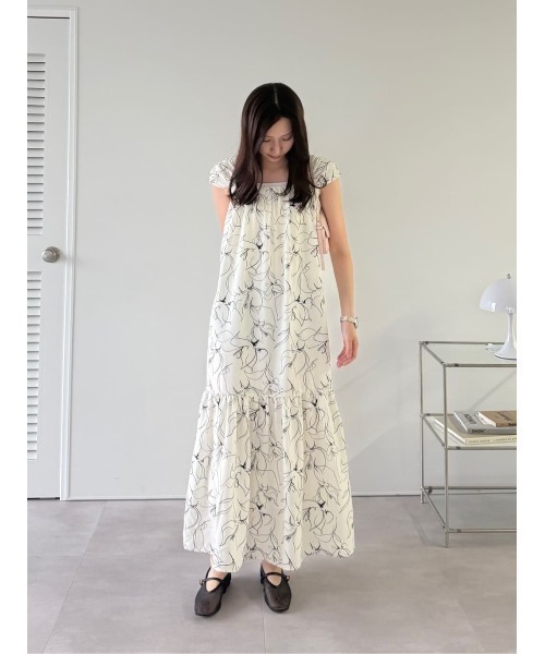 titivate(ティティベイト)の「2wayショルダーワンピース(ワンピース・レディース・アイボリー/ブラック/ダークブラウン・M/S/SP)」の6枚目の写真
