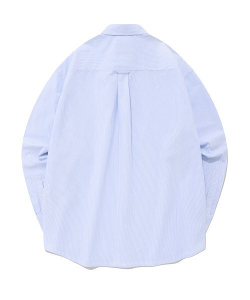 COVERNAT(カバーナット)の「ウェイルロゴマルチストライプシャツスカイブルー(シャツ/ブラウス・レディース・その他・L/XL/M/XXL)」の2枚目の写真