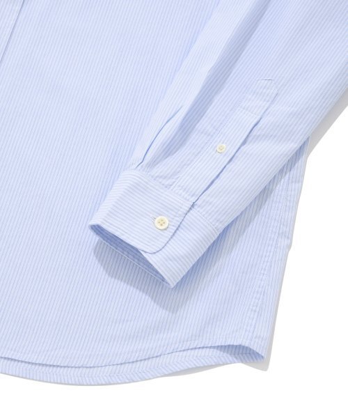 COVERNAT(カバーナット)の「ウェイルロゴマルチストライプシャツスカイブルー(シャツ/ブラウス・レディース・その他・L/XL/M/XXL)」の6枚目の写真