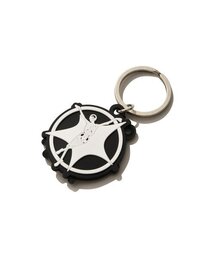 suade（スエード）の「SKULL STAR KEY RING [BLACK]（キーケース/キーアクセサリー）」