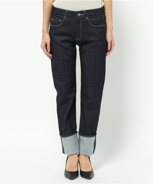 AZUL ENCANTO(アズールエンカント)の「ストレートデニム(S/W)(デニムパンツ・レディース・ネイビー・SMALL/LARGE/MEDIUM)」の5枚目の写真