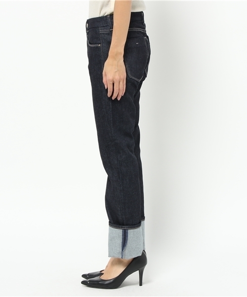 AZUL ENCANTO(アズールエンカント)の「ストレートデニム(S/W)(デニムパンツ・レディース・ネイビー・SMALL/LARGE/MEDIUM)」の6枚目の写真