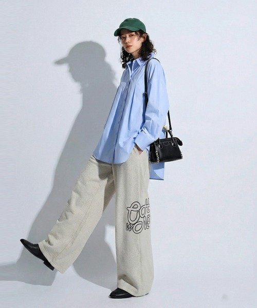 antiqua(アンティカ)の「タック シャツ(シャツ/ブラウス・レディース・ホワイト/ブルー/ピンク・ONESIZE)」の9枚目の写真