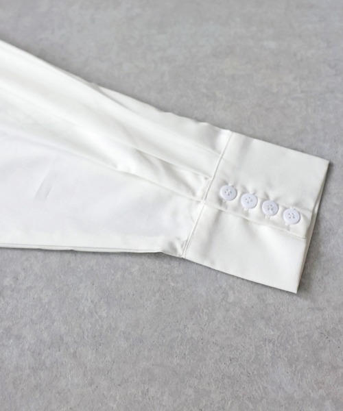 antiqua(アンティカ)の「タック シャツ(シャツ/ブラウス・レディース・ホワイト/ブルー/ピンク・ONESIZE)」の21枚目の写真