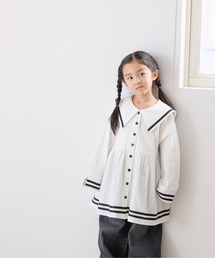 LOWRYS FARM | セーラーシシュウワンピース　 642996(ワンピース)