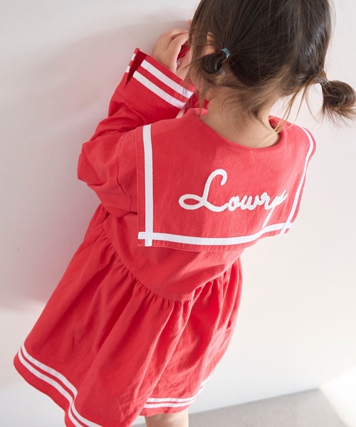 LOWRYS FARM（ローリーズファーム）の「セーラーシシュウワンピース　 642996（ワンピース・キッズ・アイボリー/レッド/ネイビー・150cm/140cm/130cm/120cm/110cm）」の12枚目の写真
