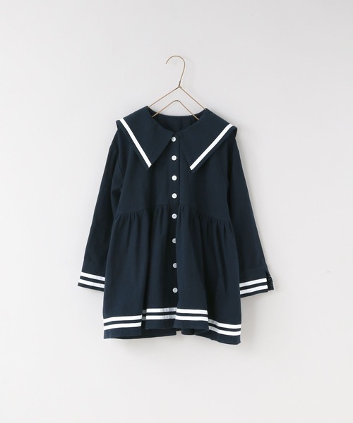 LOWRYS FARM（ローリーズファーム）の「セーラーシシュウワンピース　 642996（ワンピース・キッズ・アイボリー/レッド/ネイビー・150cm/140cm/130cm/120cm/110cm）」の13枚目の写真