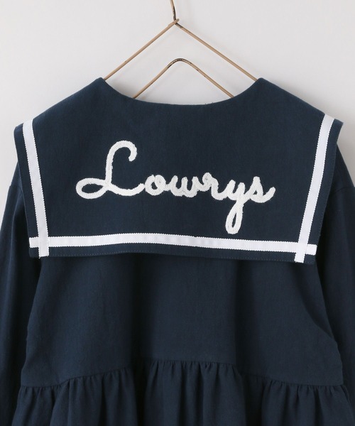 LOWRYS FARM（ローリーズファーム）の「セーラーシシュウワンピース　 642996（ワンピース・キッズ・アイボリー/レッド/ネイビー・150cm/140cm/130cm/120cm/110cm）」の6枚目の写真
