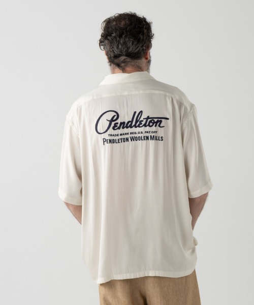 PENDLETON（ペンドルトン）の「ロゴEMB・シャツ（シャツ/ブラウス・メンズ・ブラック/オフホワイト・LARGE/MEDIUM/SMALL）」の21枚目の写真