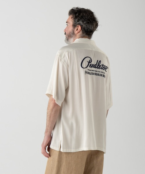 PENDLETON（ペンドルトン）の「ロゴEMB・シャツ（シャツ/ブラウス・メンズ・ブラック/オフホワイト・LARGE/MEDIUM/SMALL）」の22枚目の写真