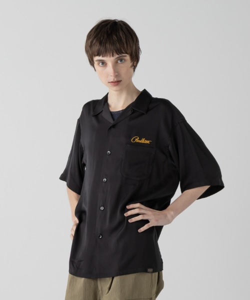 PENDLETON（ペンドルトン）の「ロゴEMB・シャツ（シャツ/ブラウス・メンズ・ブラック/オフホワイト・LARGE/MEDIUM/SMALL）」の10枚目の写真