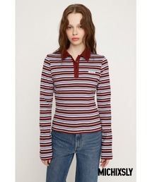 SLY（スライ）の「MICHIXSLY POLO SH ミチスライポロシャツ 冬服 春服（ポロシャツ）」