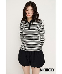 SLY（スライ）の「MICHIXSLY POLO SH ミチスライポロシャツ 冬服 春服（ポロシャツ）」