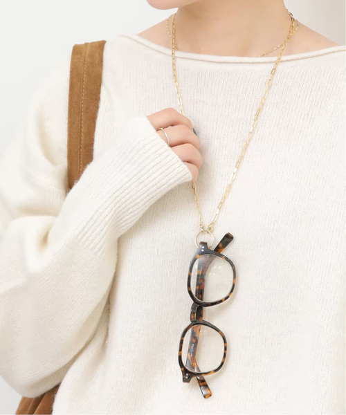 JOURNAL STANDARD relume(ジャーナルスタンダード レリューム)の「《追加4》RELUME チェーン ストラップ&ネックレス(その他ヘアアクセサリー・レディース・シルバー/ゴールド・FREE)」の2枚目の写真