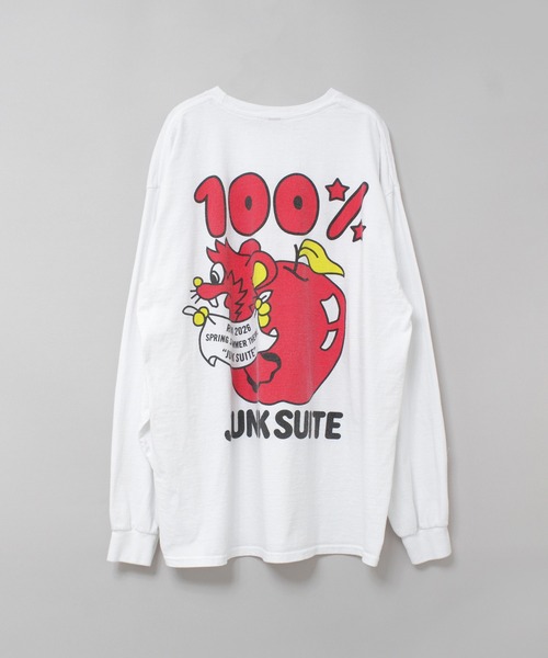 RNA(アールエヌエー)の「M2620 バナープリントロンT(Tシャツ/カットソー・レディース・ホワイト/パープル/ブラック・MEDIUM)」の8枚目の写真