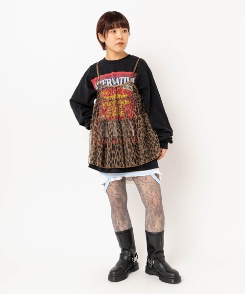 RNA(アールエヌエー)の「M2620 バナープリントロンT(Tシャツ/カットソー・レディース・ホワイト/パープル/ブラック・MEDIUM)」の22枚目の写真