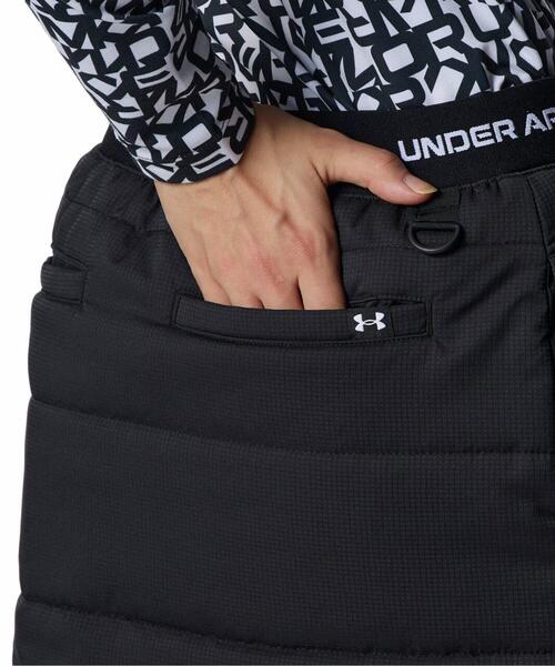 UNDER ARMOUR(アンダーアーマー)の「UAドライブ インサレーテッド プリント スカート(ゴルフ/レディース)(スカート・レディース・ブラック・M/L/S/XL)」の5枚目の写真