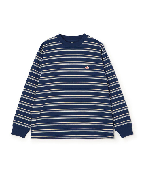 DANTON(ダントン)の「Men's Long Sleeve T-shirt Stripe(Tシャツ/カットソー・メンズ・ブルー系その他/ホワイト系その他5/ブルー系その他5/イエロー系その他/ベージュ系その他/レッド系その他/ブラック系その他・M/XL/L/S/XXL)」の5枚目の写真