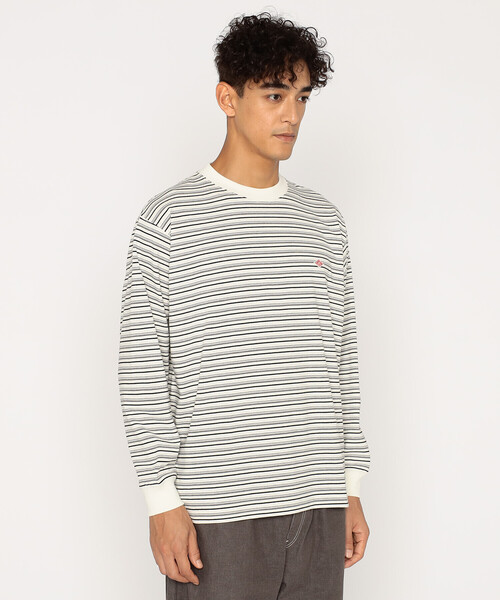 DANTON(ダントン)の「Men's Long Sleeve T-shirt Stripe(Tシャツ/カットソー・メンズ・ブルー系その他/ホワイト系その他5/ブルー系その他5/イエロー系その他/ベージュ系その他/レッド系その他/ブラック系その他・M/XL/L/S/XXL)」の8枚目の写真