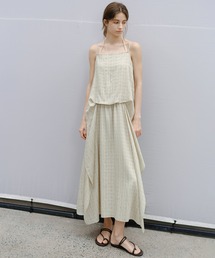 tageechita（タジチタ）の「【tageechita】クレープ素材 キャミソールワンピース（ワンピース）」