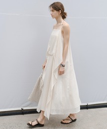 tageechita（タジチタ）の「【tageechita】クレープ素材 キャミソールワンピース（ワンピース）」