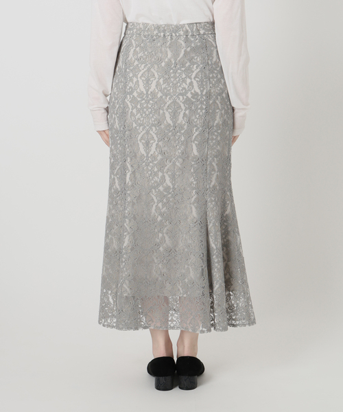 La TOTALITE（ラトータリテ）の「【洗える】マーメイドレーススカート（スカート・レディース・ホワイト/グレー・36/38）」の20枚目の写真