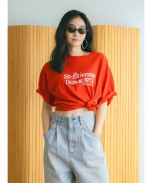 Ungrid | ミニスラブビッグシルエットロゴTee(Tシャツ/カットソー)