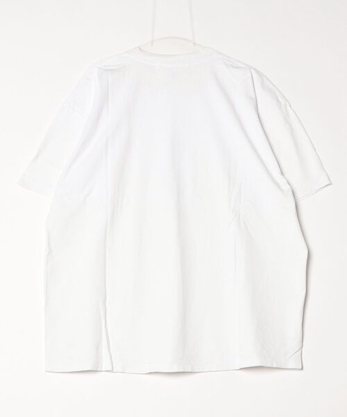 A blends(エイブレンズ)の「"A blends Meme-ci × A blends イラストTシャツ ""french bull"" "(Tシャツ/カットソー・メンズ・ブラック/ホワイト・X-LARGE)」の7枚目の写真