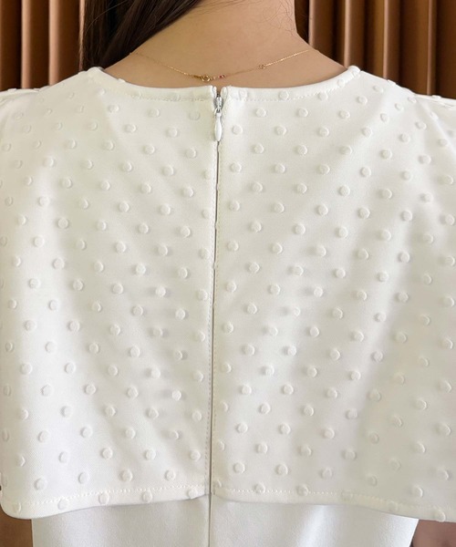 ELFRANK(エルフランク)の「ダンボール ドット パフスリーブ トップス《着用動画あり》(Tシャツ/カットソー・レディース・オフホワイト/ブラック・L/M)」の19枚目の写真