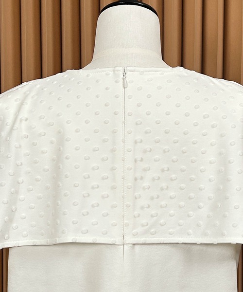 ELFRANK(エルフランク)の「ダンボール ドット パフスリーブ トップス《着用動画あり》(Tシャツ/カットソー・レディース・オフホワイト/ブラック・L/M)」の21枚目の写真