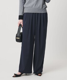 UNITED ARROWS | クリーン サテン ワイドパンツ ‐ウォッシャブル‐(スラックス)