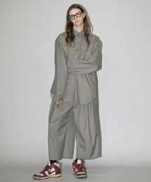 my beautiful landlet（マイビューティフルランドレット）の「【my beautiful landlet】WASHABLE WOOL OVERSIZE POLO SHIRT（Tシャツ/カットソー）」