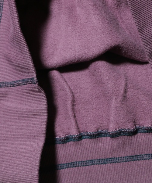 NATAL DESIGN（ネイタルデザイン）の「SWALLOW LOGO CREW SWEAT（スウェット・メンズ・パープル/チョコ/オリーブ・SMALL/MEDIUM/LARGE/X-LARGE）」の8枚目の写真