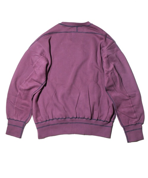 NATAL DESIGN（ネイタルデザイン）の「SWALLOW LOGO CREW SWEAT（スウェット・メンズ・パープル/チョコ/オリーブ・SMALL/MEDIUM/LARGE/X-LARGE）」の9枚目の写真