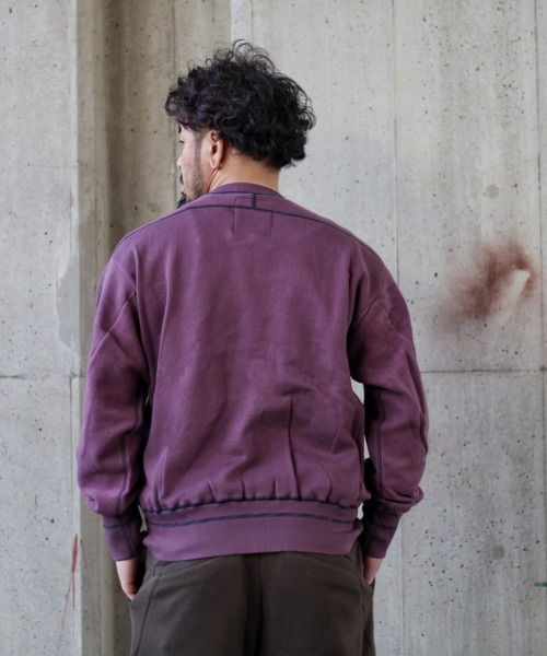 NATAL DESIGN（ネイタルデザイン）の「SWALLOW LOGO CREW SWEAT（スウェット・メンズ・パープル/チョコ/オリーブ・SMALL/MEDIUM/LARGE/X-LARGE）」の11枚目の写真