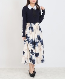 ASTORIA ODIER（アストリアオディール）の「3wayデタッチャブルボウタイニット(300日着られるニット イージーケア ウォッシャブル)（ニット/セーター）」