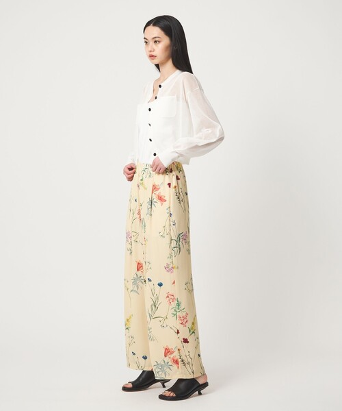 EMMEL REFINES（エメルリファインズ）の「＜EMMEL REFINES＞EM HW FILMY シアー クルーネック カーディガン（カーディガン/ボレロ・レディース・レッド/ホワイト/イエロー・FREE）」の8枚目の写真