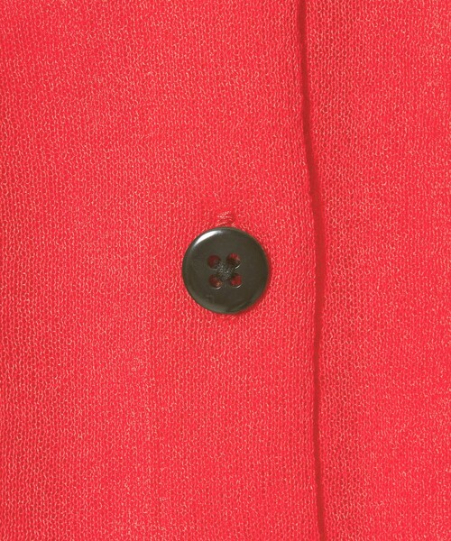 EMMEL REFINES（エメルリファインズ）の「＜EMMEL REFINES＞EM HW FILMY シアー クルーネック カーディガン（カーディガン/ボレロ・レディース・レッド/ホワイト/イエロー・FREE）」の15枚目の写真