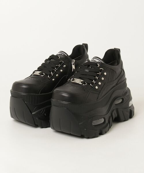 ヨースケYOSUKEウィメンズ厚底クッションソールカギホックレースアップ