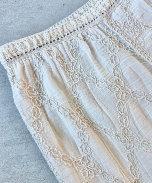 Libra Cue(リブラ キュー)の「かぎ編みレースパンツ(その他パンツ・レディース・アイボリー・FREE)」の12枚目の写真