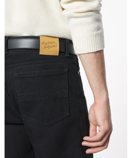 Maison Kitsune（メゾンキツネ）の「STRAIGHT JEANS（デニムパンツ・メンズ・ブラック・31/30/29/28）」の6枚目の写真