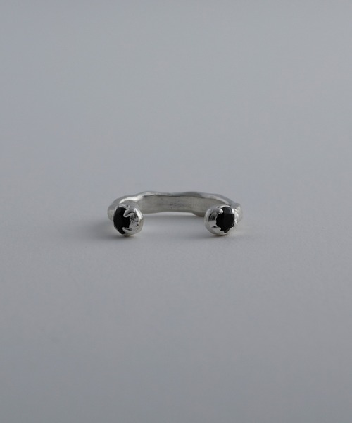 whoseA(フーシー)の「【silver925】W dot Ring / ダブルドットジルコニアリング(リング・メンズ・クリア/ブラック・16号/13号/10号)」の13枚目の写真