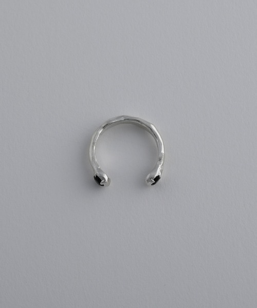 whoseA(フーシー)の「【silver925】W dot Ring / ダブルドットジルコニアリング(リング・メンズ・クリア/ブラック・16号/13号/10号)」の14枚目の写真